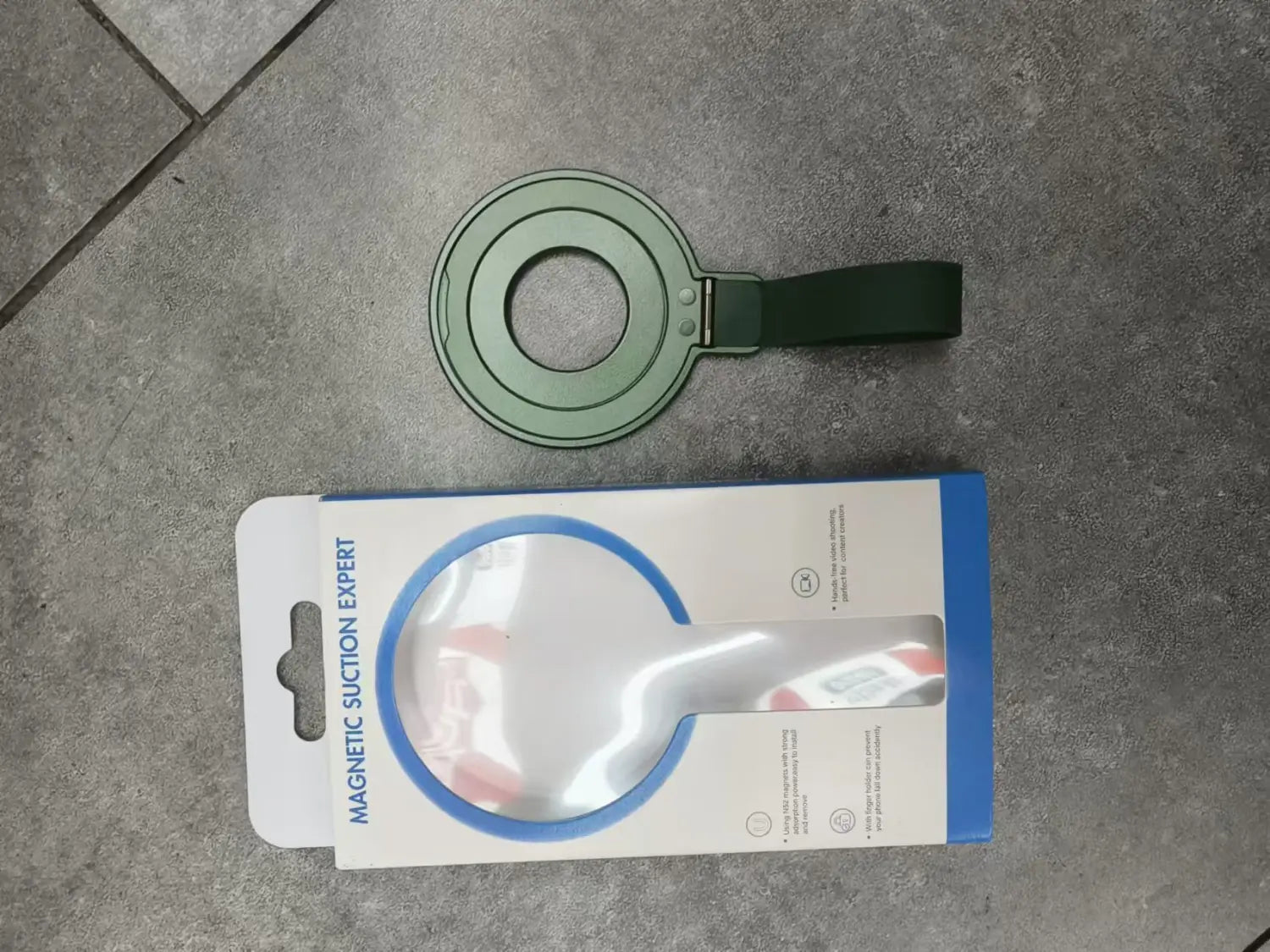 High-End Double-Sided Magnetic Phone Holder Portable Aluminum Alloy Design