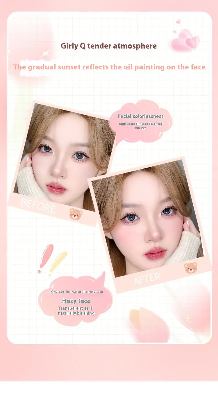 Neutral Blush Powder Rouge for Sensitive Skin 7g Large Compact