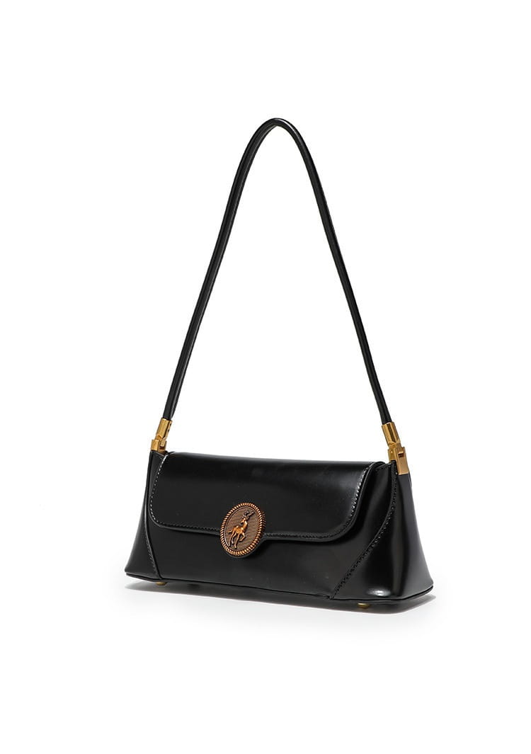 Sac à bandoulière en cuir Pu rétro pour les femmes avec une doublure douce et une poche de sandwich