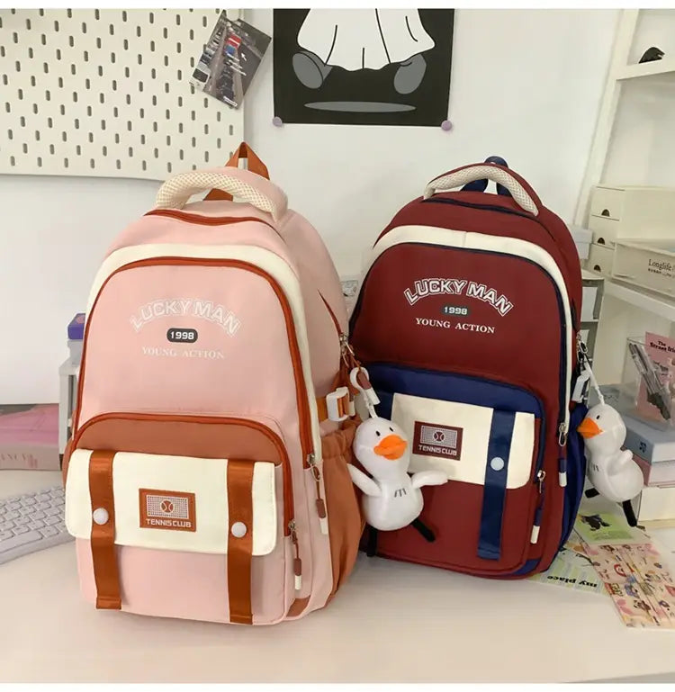 Special-interest Design Large Capacity Class Tutorial Play Backpack Good-looking All-match Backpack