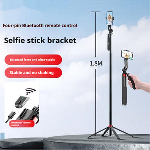 Bluetooth Live Quadrupod Selfie Stick Tripod