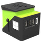 3 USB 1 Typc C International Power Adapter For Europe UK China Australia Japan And More 200 Countries - Travel Adapter