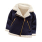 Children’s Thickened Fleece Wool Top Lamb Wool Coat