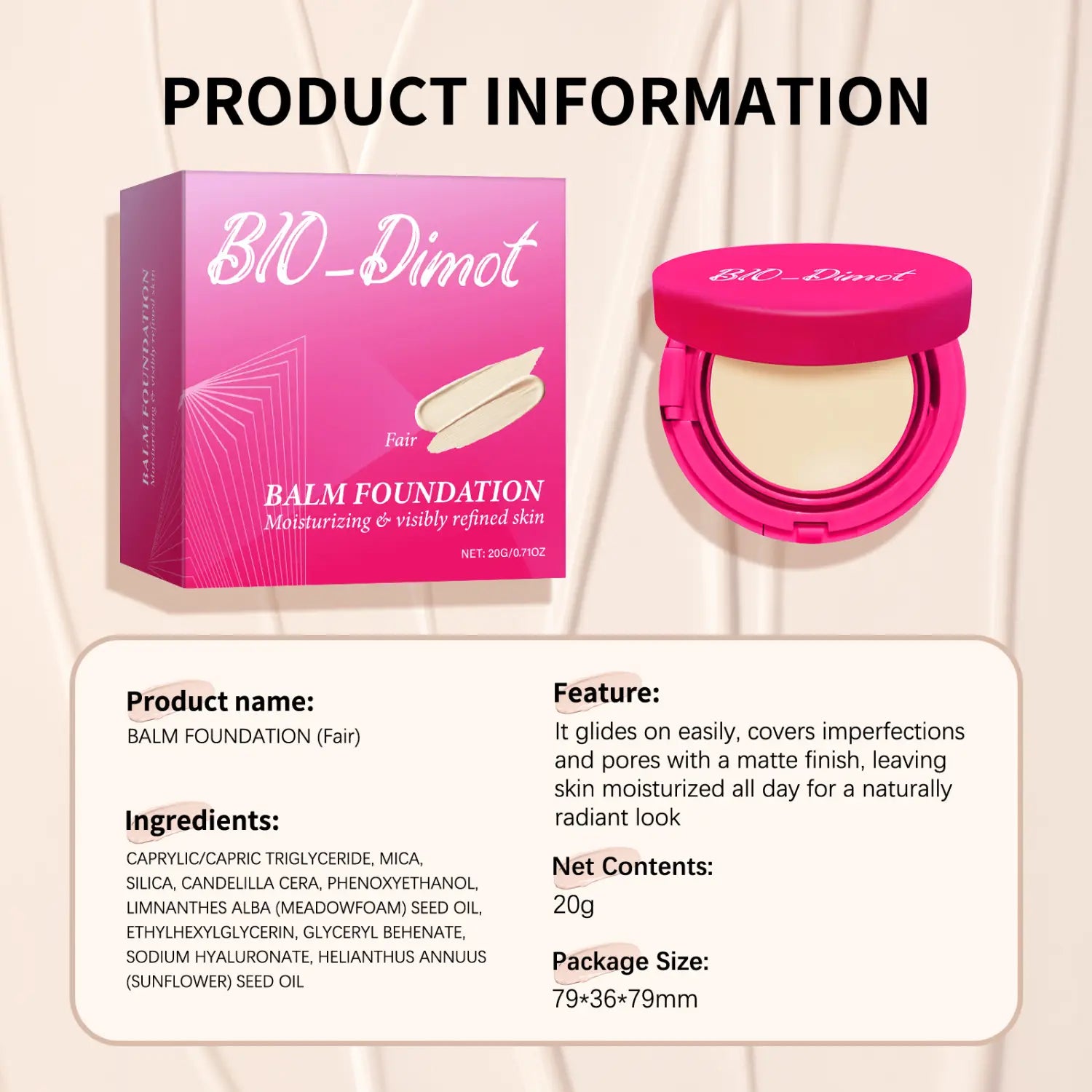 Ivory White Skin Brightening Cream 20g Export Only Domestic Sales Prohibited