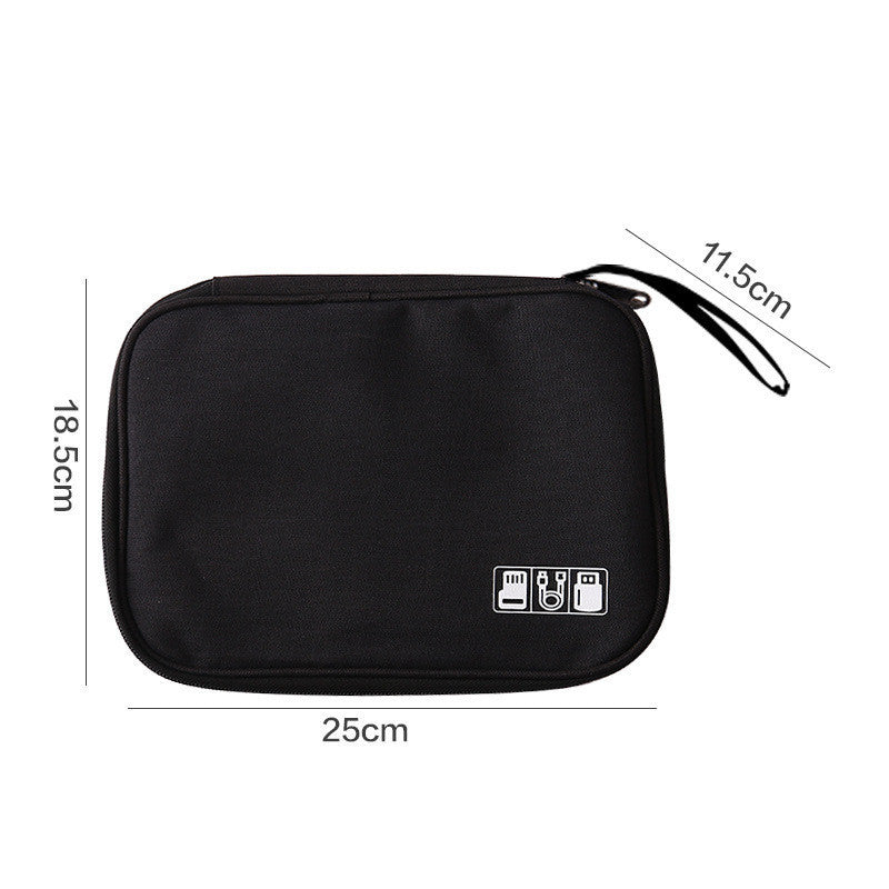 Digital Accessories Storage Bag Portable Double-layer Protective Case - Tame Your Cables with This Stylish Storage Bag