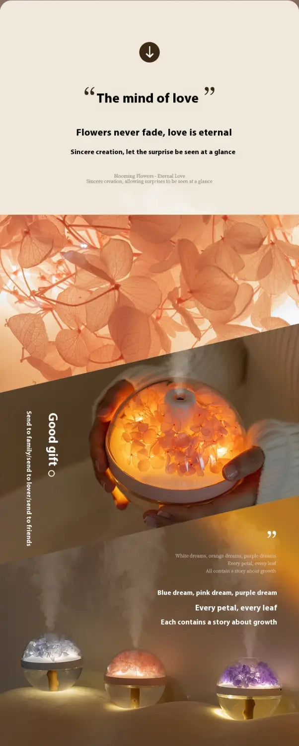 Small Bedroom Desktop Humidifier Mini Portable Quiet Atomization with Built-in Battery