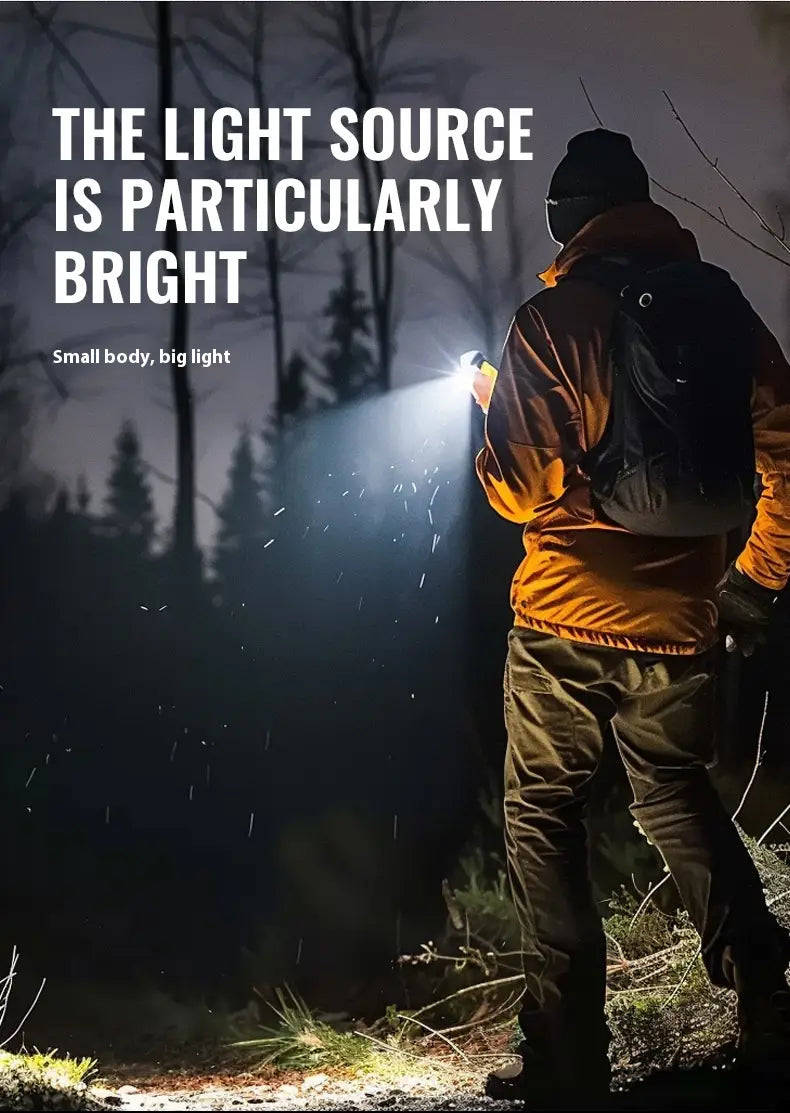 Versatile Strong Mini Thumb Light with 10 Hour Battery and Waterproof Design