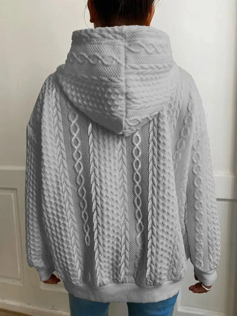 Women’s Long Sleeve Pullover Sweatshirt Colorful Oversized Polyester Top