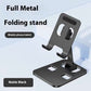 Aluminum Alloy Mobile Phone Holder Lazy Folding Rotation