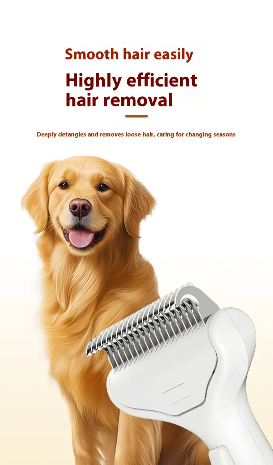 Kissan ja koiran hoitaminen kampa abs -hätkähdyttävä harja karkotusmatoihin