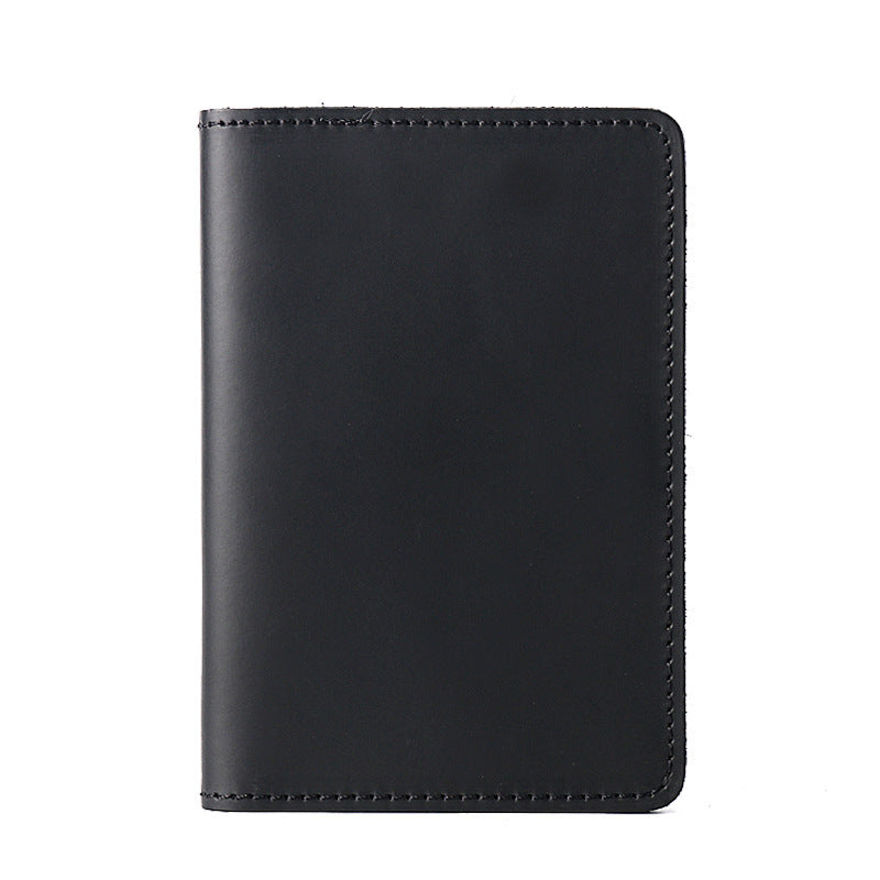 Genuine Leather Passport Holder Vertical Cowhide Simple Handmade - Genuine Leather Holder That Loves Your Passport