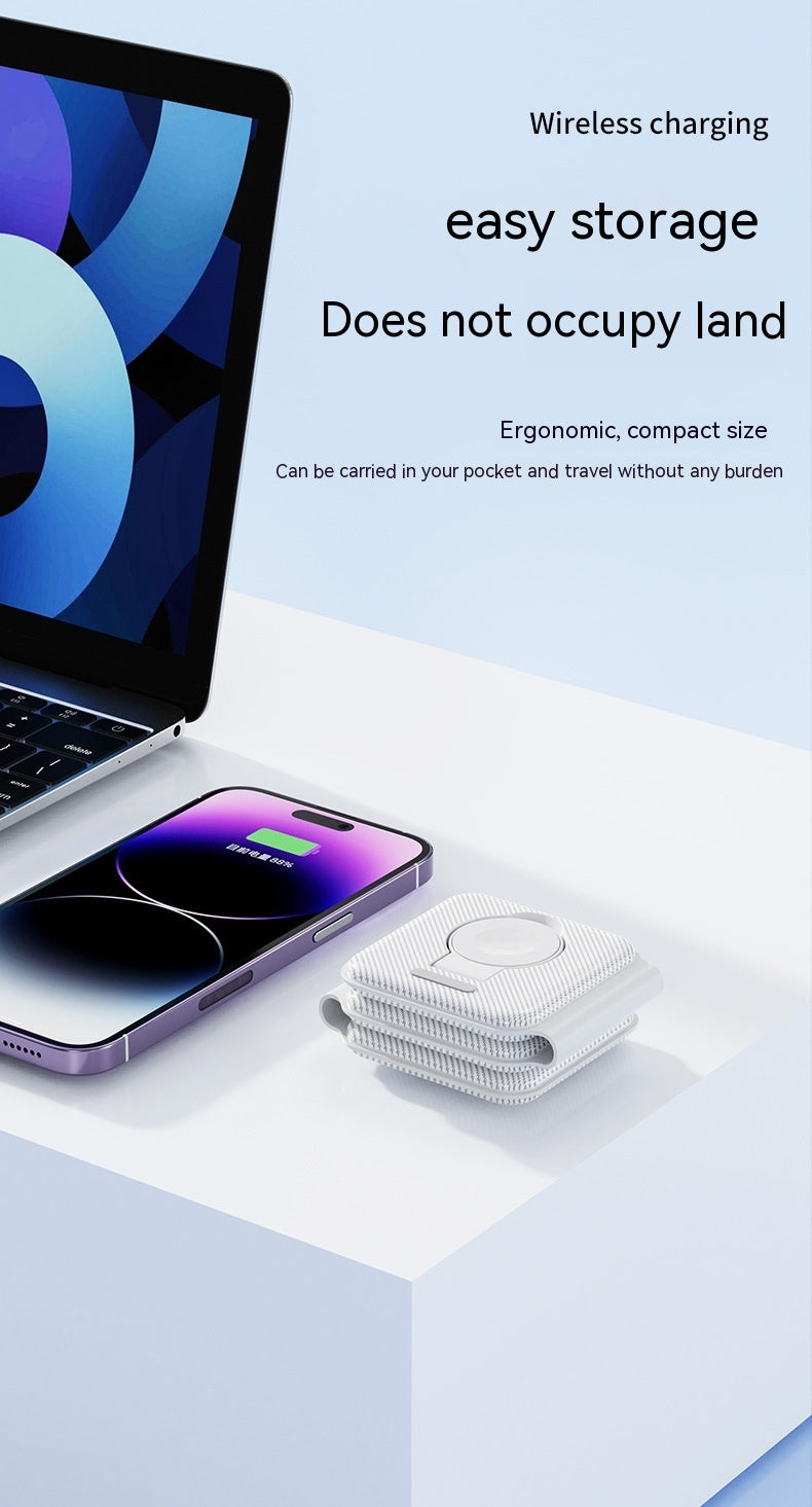 Three-in-one Wireless Charger - Three-in-One Wireless Charger for Your Tech Hungry Gadgets