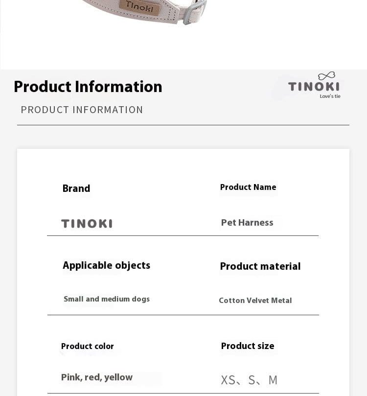 Harnais de chien réglable et laisse réglé à lamelle molle sans trait de poitrine de compagnie