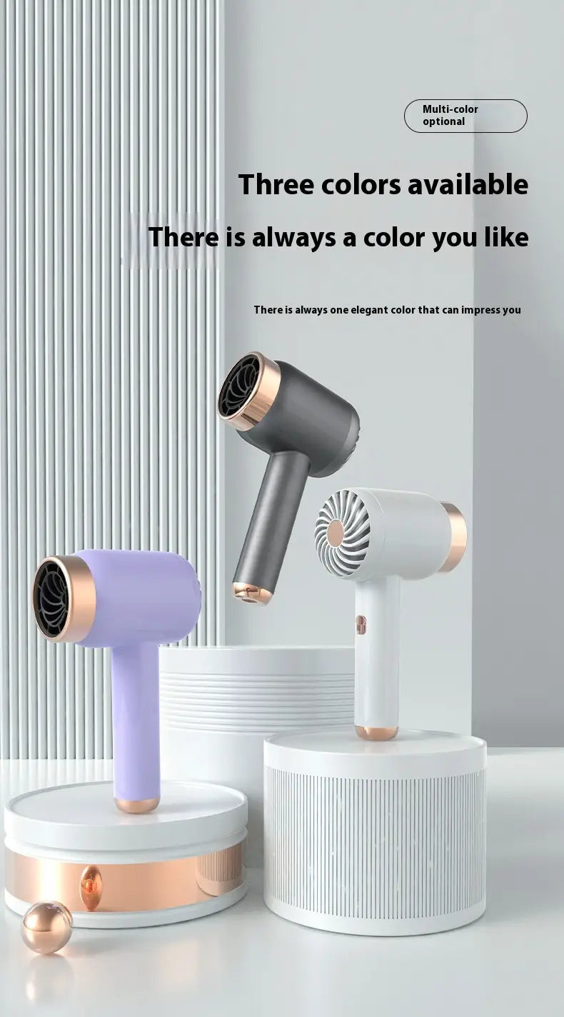 Wireless Hair Dryer with Anion Rechargeable Technology for Dormitory