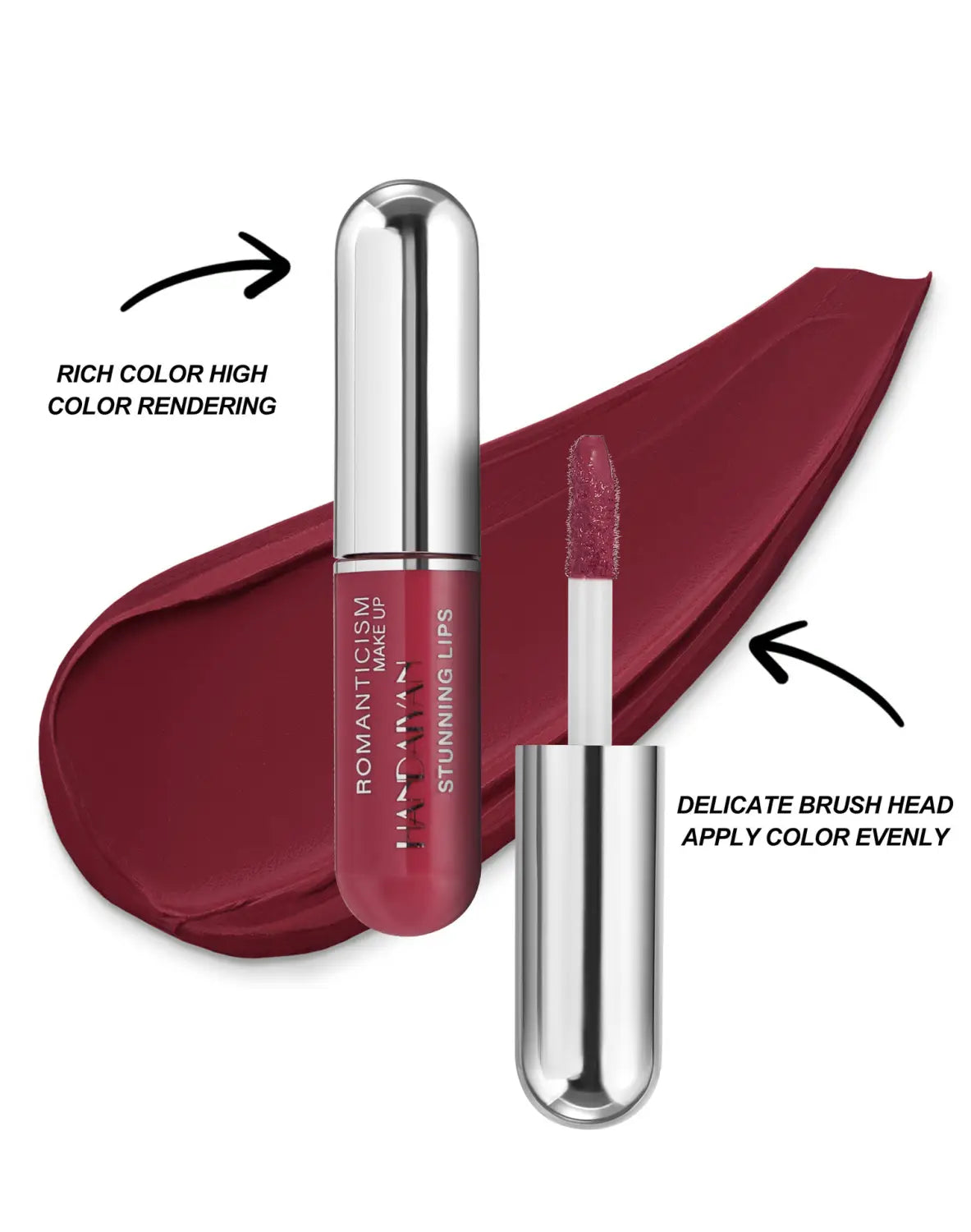 Waterproof 6-Color Lip Gloss Suit with Stain-Free Capsules for Lasting Wear