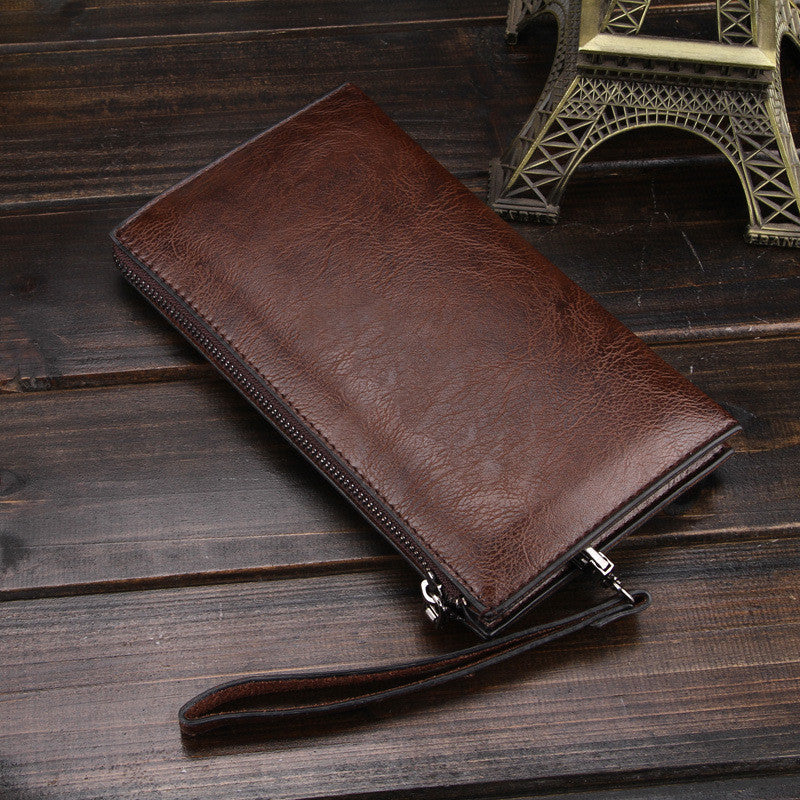 Men Handbag Coin Purse Wallet Mobile Phone Leather Bag - Wallets for Men Who Can’t Keep It Together