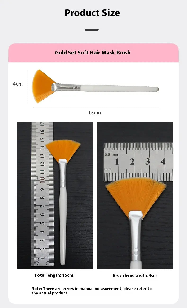Beauty Tools Fan Brush for Tartaric Acid Applications and Makeup