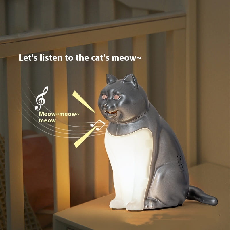 Decorative Night Light with USB Charging for Bedroom and Cat