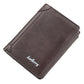 Wallet Men’s Short Korean Version Of The Vertical Multi-card Position Three-fold Small Wallet Thin Buckle Coin Purse