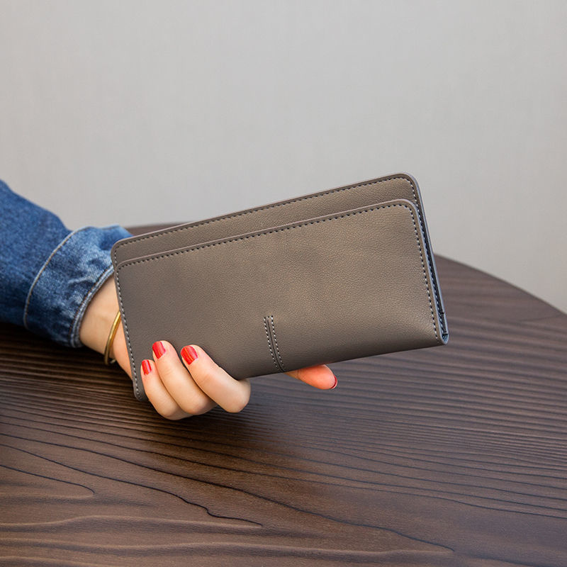 Women’s Soft Leather Buckle Wallet - Stylish Wallets for Women Who Love to Buckle Up