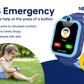 4G Android Kids Smartwatch med SIM -kort, GPS + WiFi + LBS Tracker, vanntett IP67, SOS Emergency Button, HD Video samtale, stemmechat, SMS, skolemodus, fjernovervåking, kamera, musikkspiller, flere språk, foreldrekontroll, barns smartur