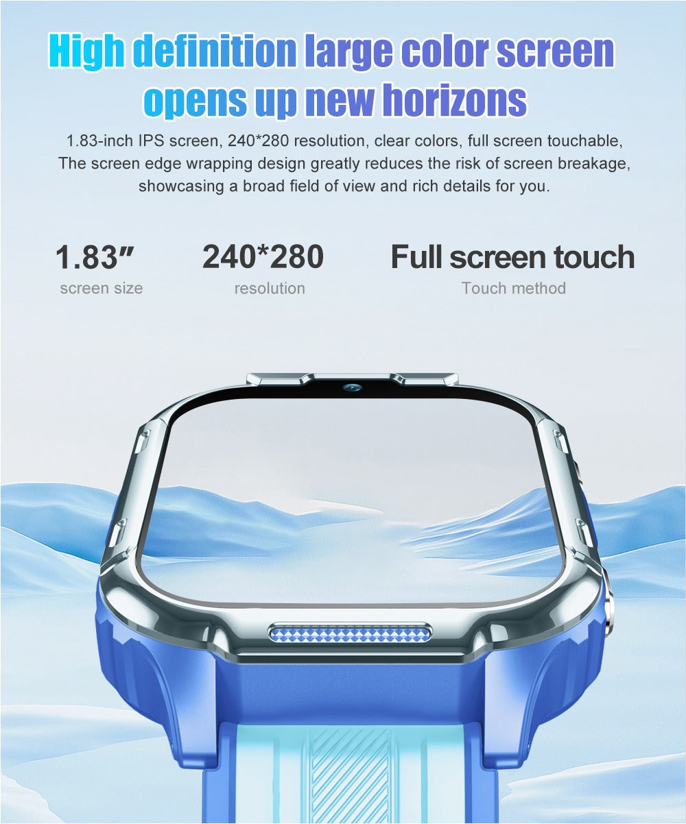 4G Kids Smart Watch GPS Tracker for Child Safety and Activity Monitoring - gps tracker kids smart watch real-time