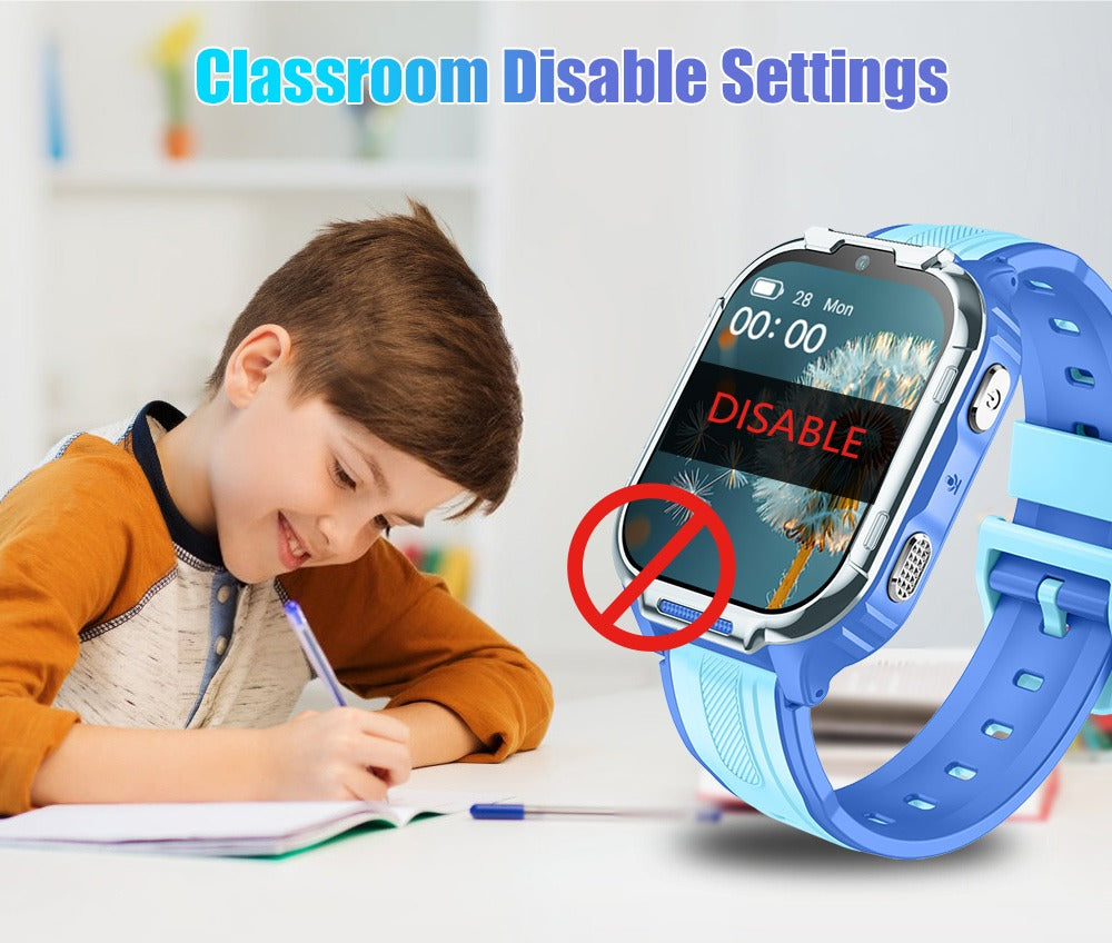 4G Kids Smart Watch GPS Tracker for Child Safety and Activity Monitoring - gps tracker kids smart watch real-time