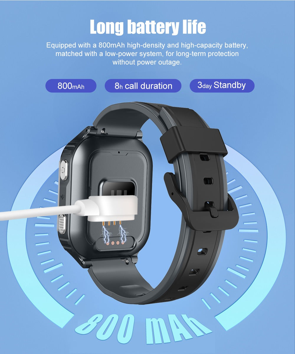 4G Kids Smart Watch GPS Tracker for Child Safety and Activity Monitoring - gps tracker kids smart watch real-time