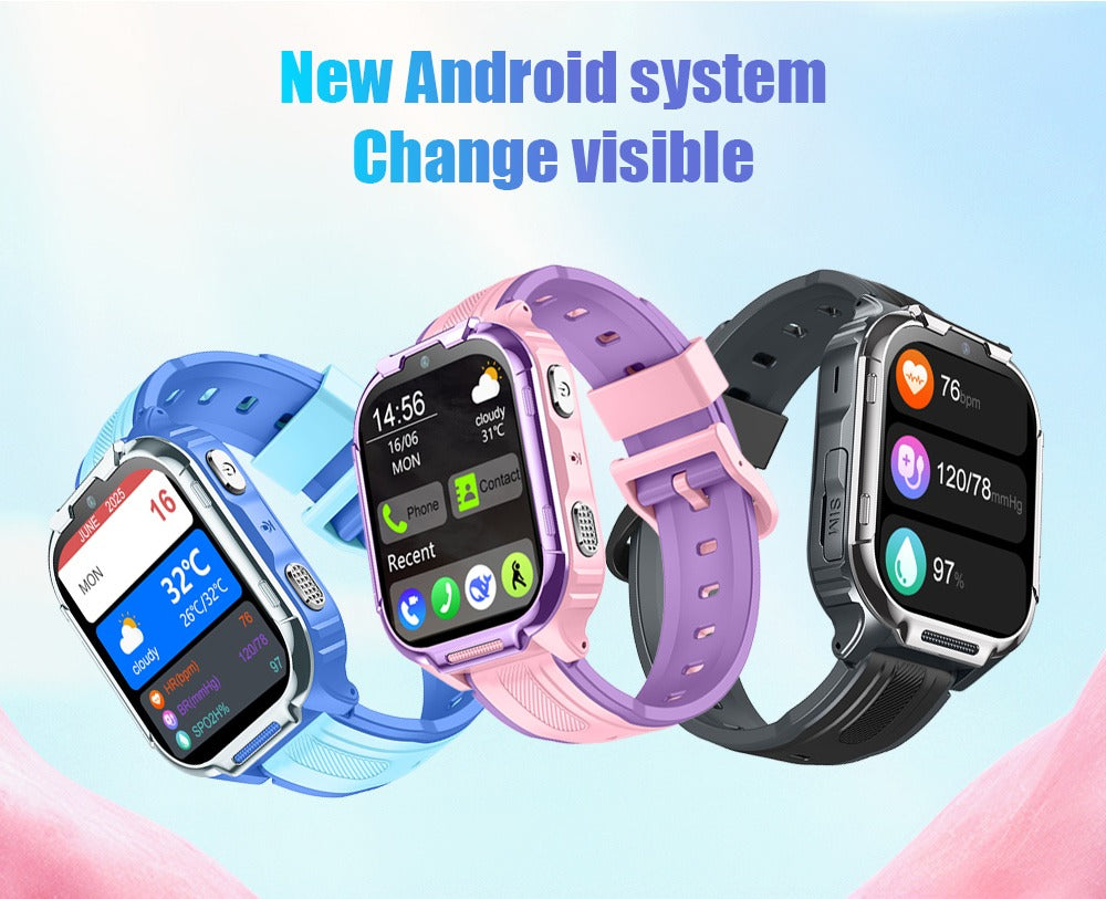 4G Kids Smart Watch GPS Tracker for Child Safety and Activity Monitoring - gps tracker kids smart watch real-time