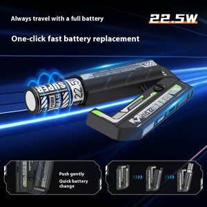 5000mAh Mobile Power Bank with Data Cable Compact Portable Charger - Teleplus mobile power bank