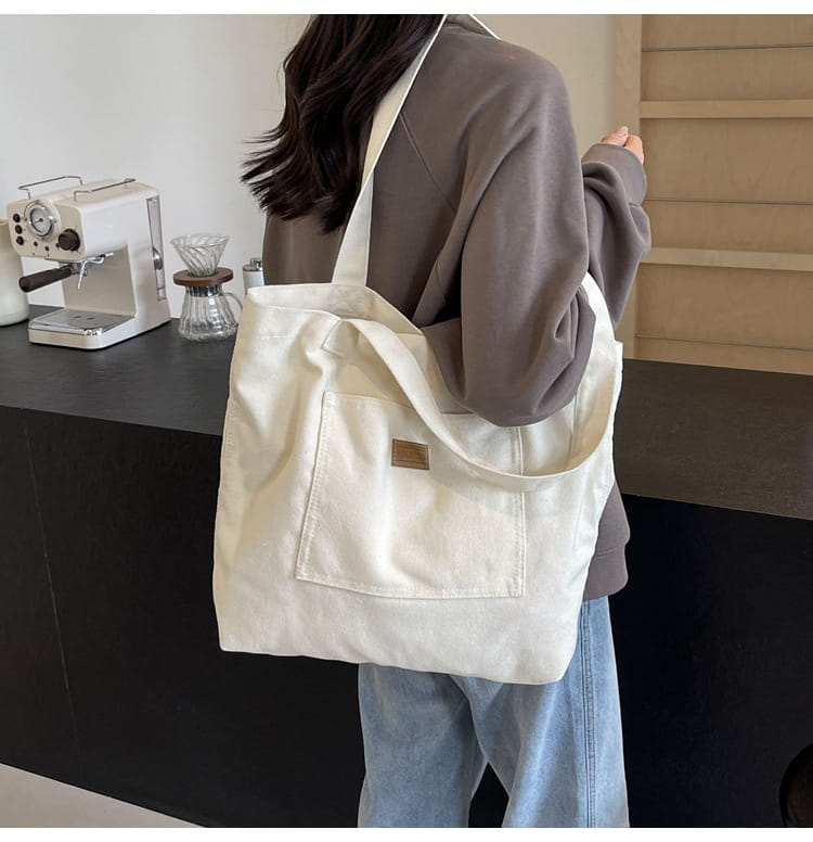 Sac vertical carré de valise de voyage en toile avec organisateur d'emballage à fermeture éclair