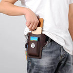 Cigarette Case Hanging Key Belt Waist Bag - Sassy Cigarette Case Key Belt in Upgraded Dark Brown