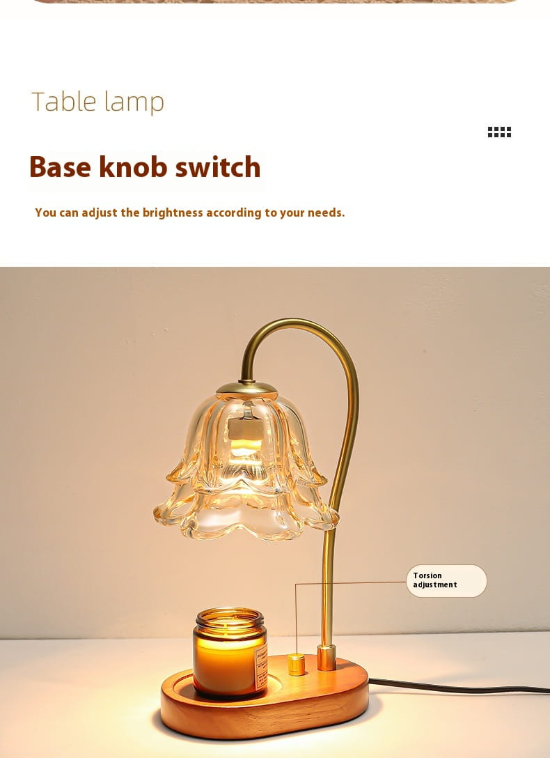 Creative Melting Wax Lamp with Aromatherapy Timing Dimming for Relaxation