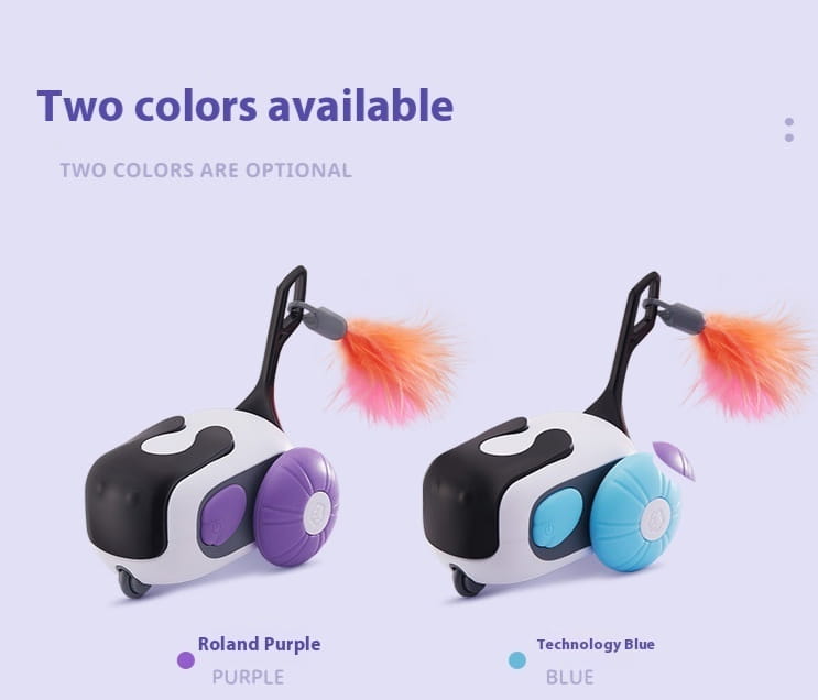 Nutikas naljakas kassi kaugjuhtimispuldi auto mänguasi lastele lilla või sinise plastiga