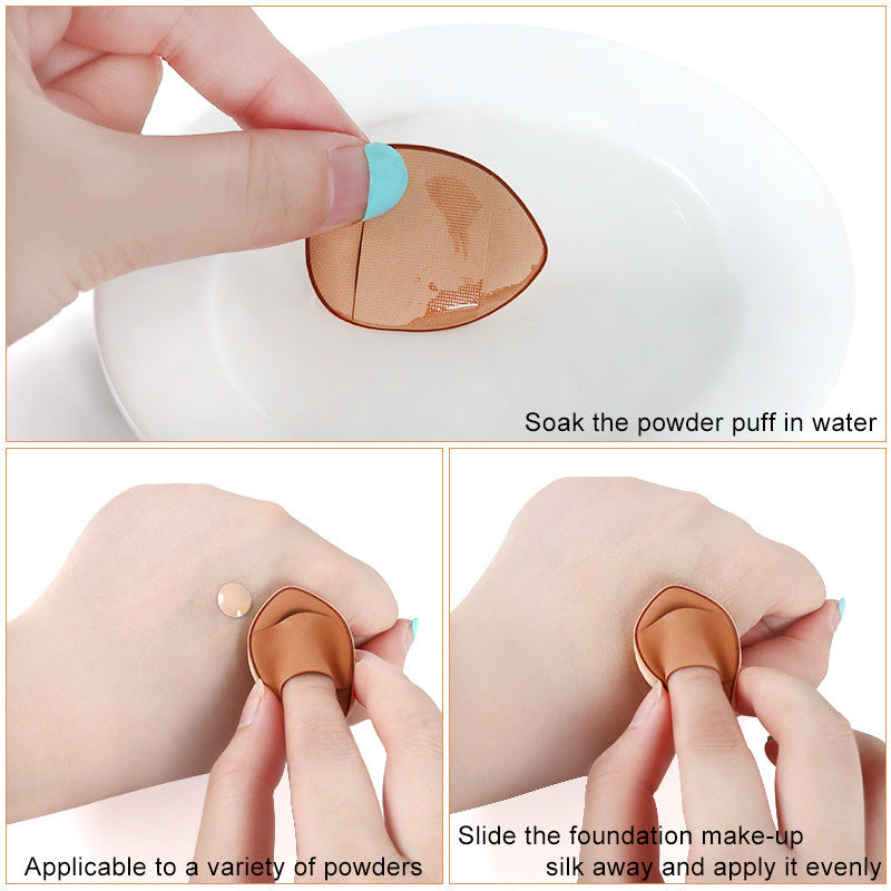 51020 PCs Mini Finger Puff Foundation Powder Detail Makeup - Master Your Makeup with 51020 Mini Finger Puffs