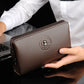 Men’s Business Casual Clutch New Soft Leather Clutch - Sleek Leather Clutch for the Master of Casual Style