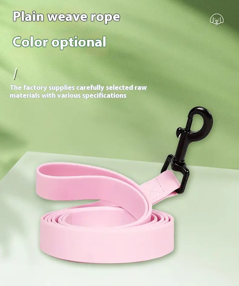 Corde de laisse de compagnie en plastique coloré durable pour chiens et chats Plomb réglable