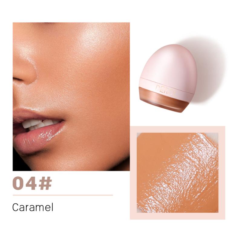 4colors Lightweight Foundation Concealer Cream With Makeup Sponge Brightening Moisturizing Liquid Foundation BBCream