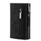 Men’s Ultra-thin RFID Anti-theft Metal Card Sleeve - Steal This Wallet Not Your Identity With Style