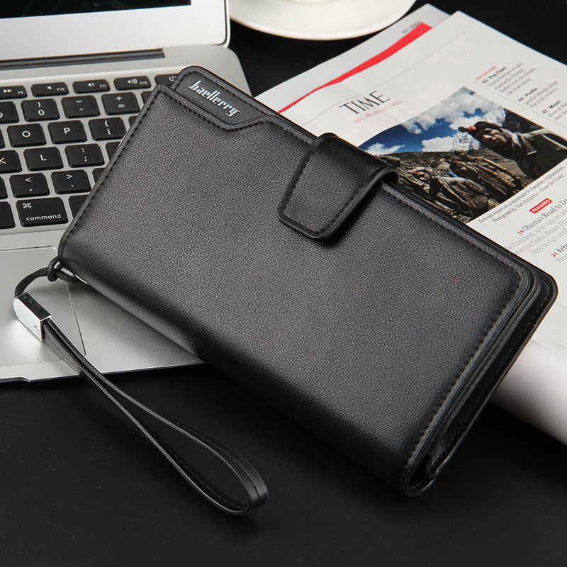 Men’s Long European And American Large-capacity Clutch - Clutch Like a Boss with Room for All Your Stuff