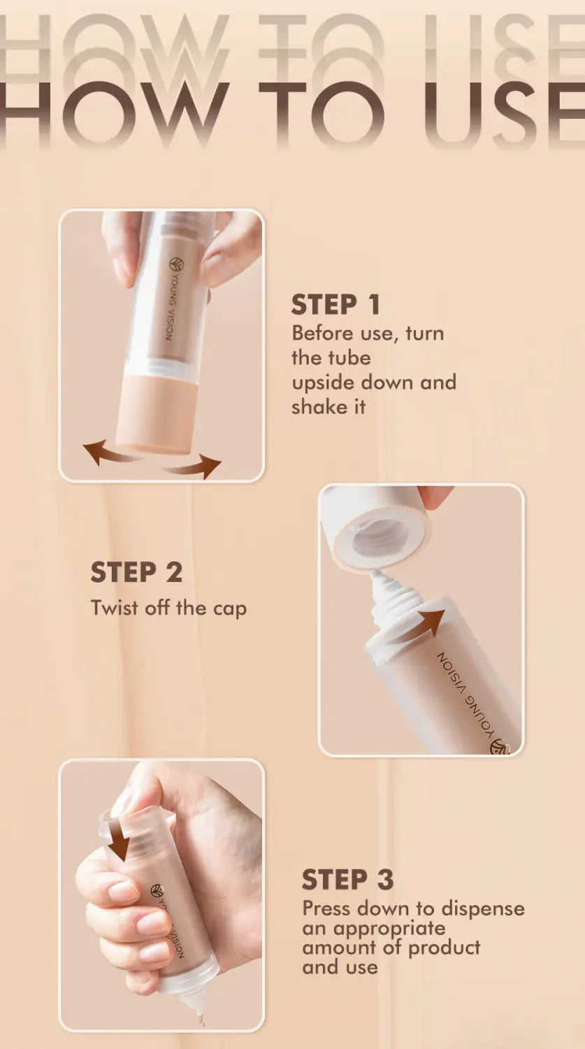 Oil Control Liquid Foundation Large Capacity for Oily Skin 40ml