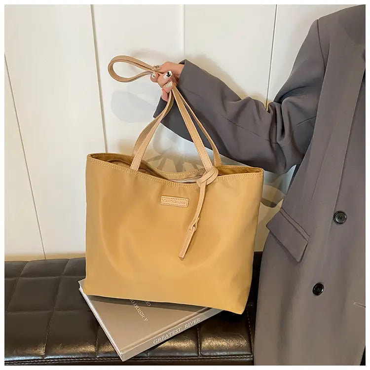 Sac à bandoulière de voyage en tissu Oxford avec poches à fermeture éclair et support de téléphone portable