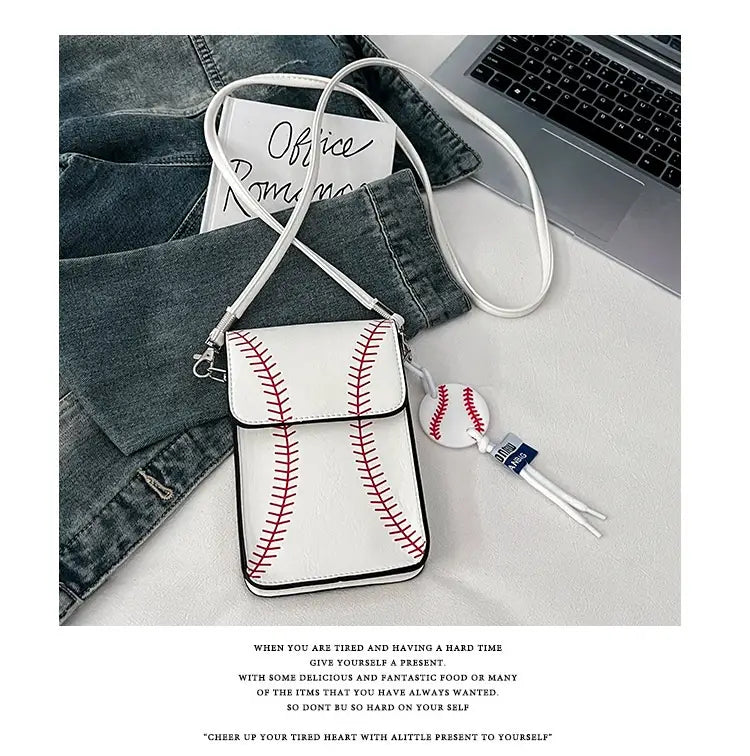 Fehér és sárga puha PU válltáska belső cipzárral