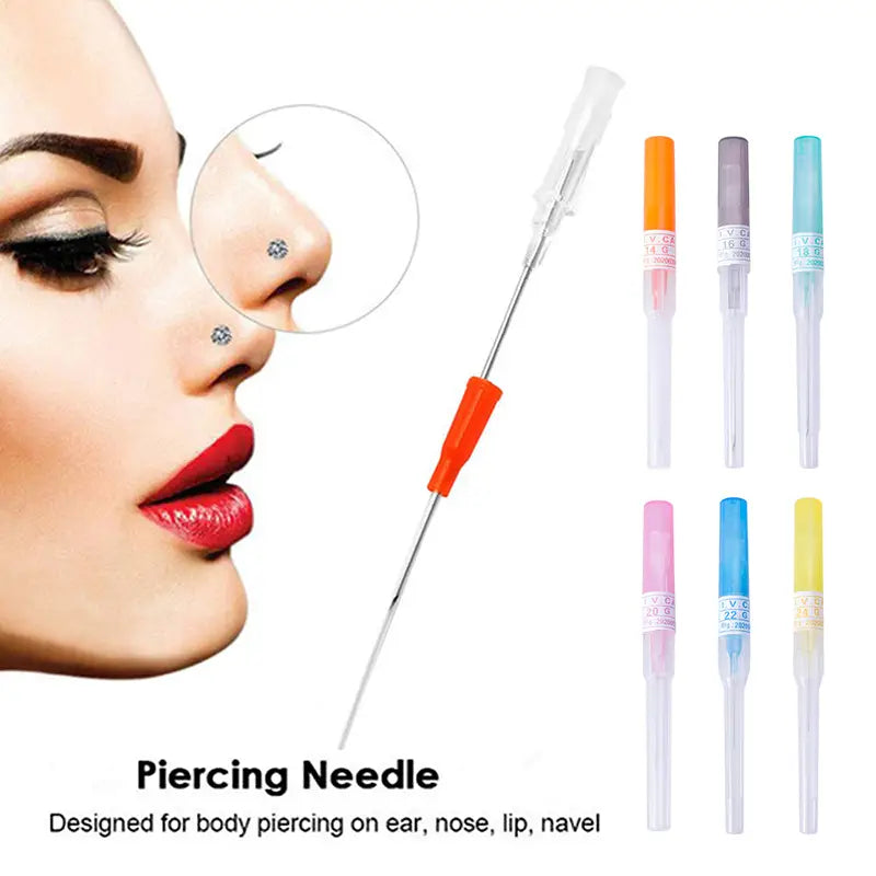 50st Wegwerp Professionele Cannula Piercing Steriele Naalden