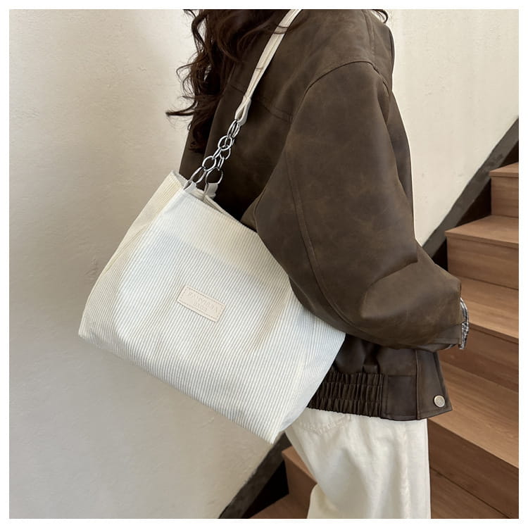 Cord -Umhängetasche mittelgroß