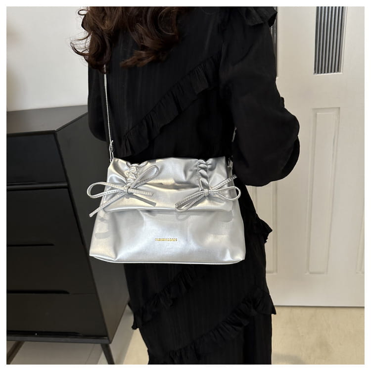 Sac à bandoulière en cuir PU avec plusieurs poches pour femmes et filles