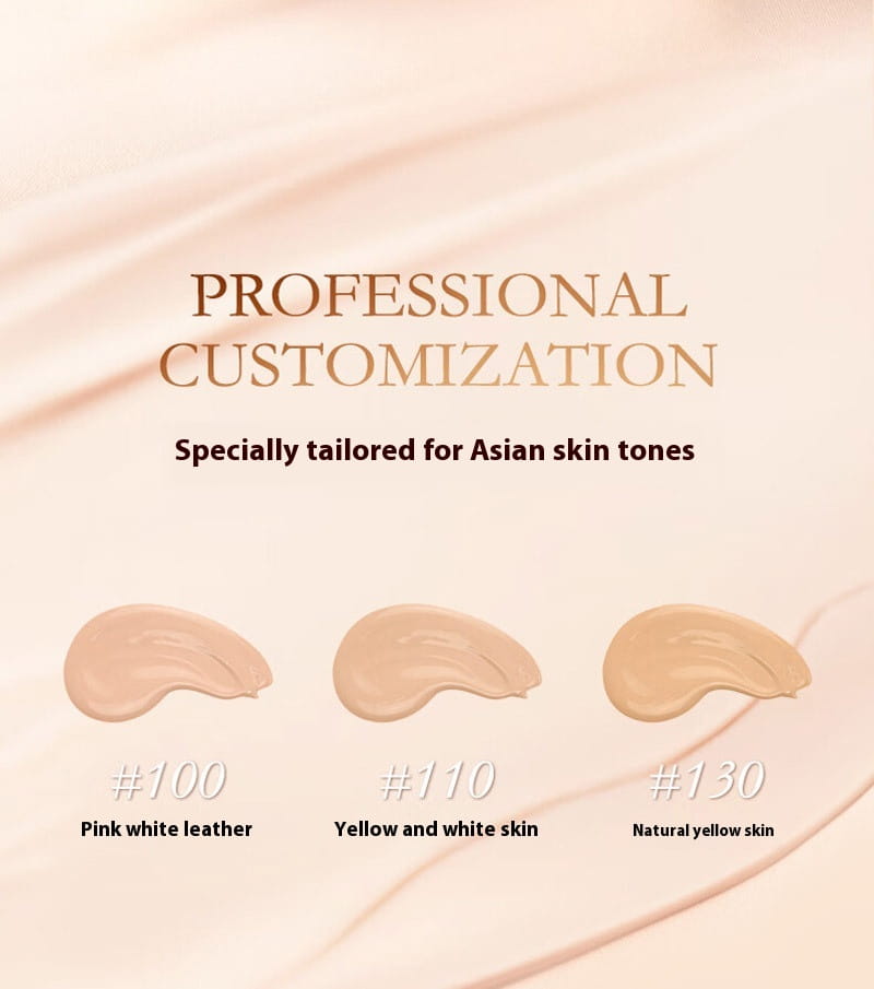 Liquid Foundation Concealer with Moisturizer and Oil Control for All Skin Types
