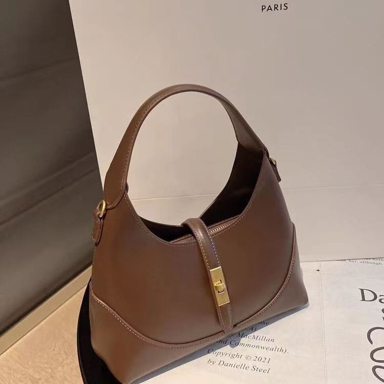 Synthetic Leather Shoulder Messenger Bag for Commute and Hand