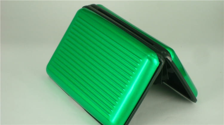 Aluminum Alloy Storage Box with Stripes for Home Organization in the United States