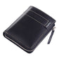 Men’s Wallet Short Wallet Retro Zipper Dollar - Snag the Coolest Leather Wallet 03-8 Short Zipper